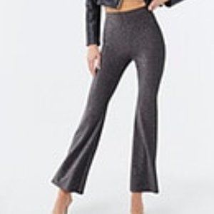 Metallic Flare Pants